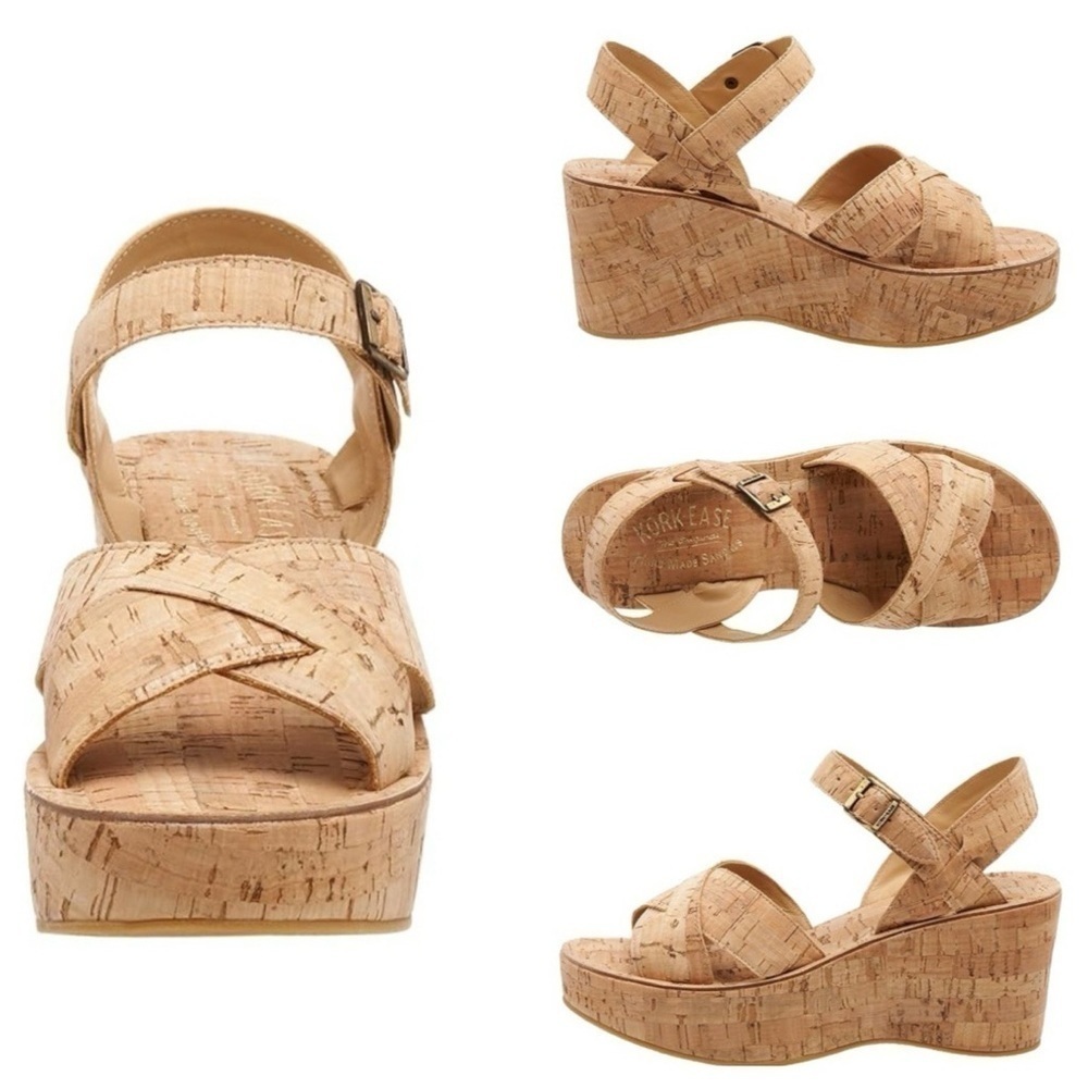 Kork-Ease Natural Cork Platform Sandals